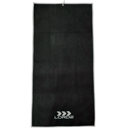 Waffle Towel - Black